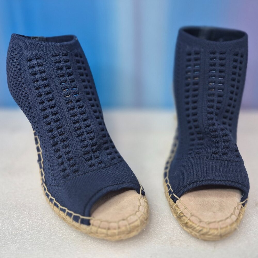 NEW~Steven by Steve Madden Evers Navy Wedge size 6.5M